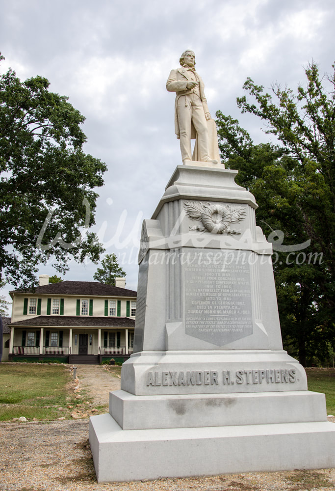 Alexander Stephens Monument, Civil War vice-president Picture