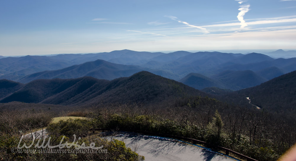Overlook view of North Georgia Mountains from Brasstown Bald Picture