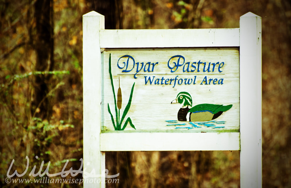 Dyar Pasture Waterfowl Refuge Sign Picture