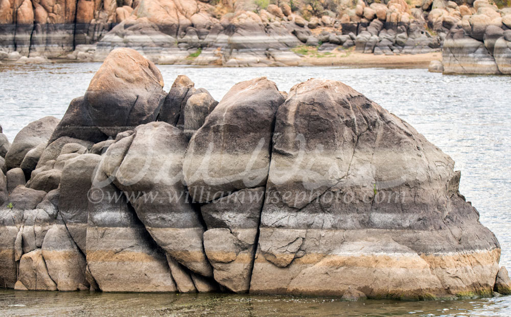 Granite boulder formation in Lake Watson, Prescott Arizona Picture